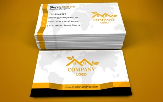 Business Card Template - E-card Template with Customizable Designs - 569