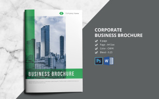 Corporate Brochure Template. Minimal Company Brochure