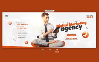 Digital Marketing Agency Banner Cover Template