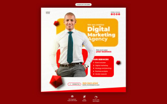 Digital Marketing Agency Social Media Template