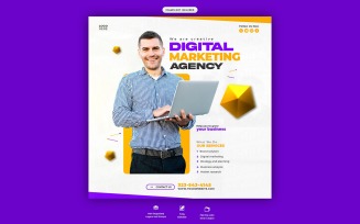 Digital Marketing Agency Social Media Template