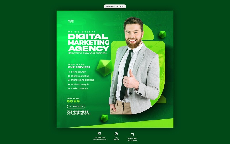 Digital Marketing Agency Template Social Media