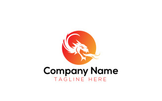 Dragon Logo Design Template 2