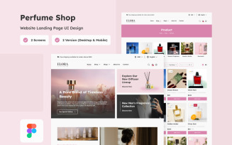 Elora - Perfume Shop Landing Page