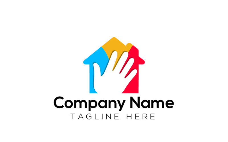 House Care Logo Design Template 2 Logo Template