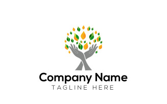 Inspire Tree Logo Design Template