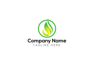 Organic Farm Logo Design template