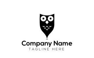 Owl Point Logo Design template