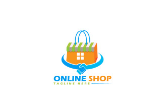 Online Shop Logo Design Template 2