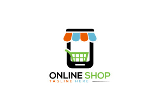 Online Shop Logo Design Template 3