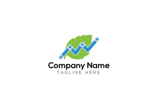 Organic Growth Logo Design Template