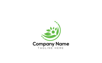 Organic Life Logo Design Template