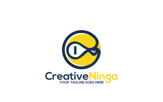 Creative Ninga Logo Design Template