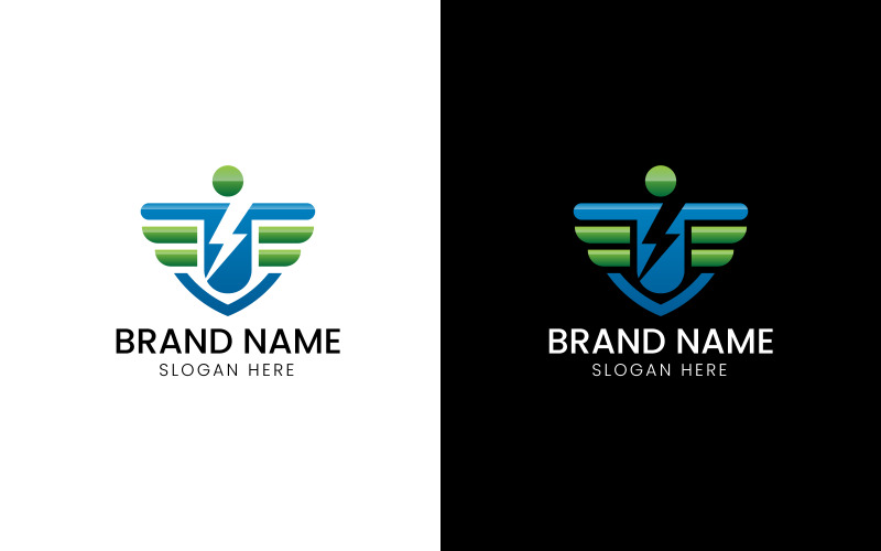 Energy wing security logo-09-322 Logo Template