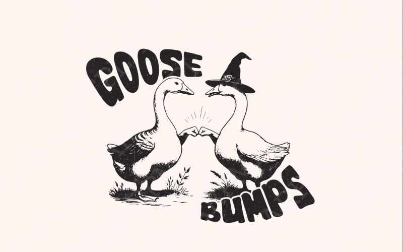 Goose png, Bumps png, Goose Bumps PNG, Aesthetic png, Cute png, Trendy png, Funny png, Digital Illustration