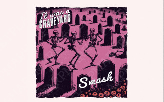 Graveyard Smash PNG, Halloween PNG, Spooky png, Trendy PNG, Vintage Halloween, Retro Halloween png,