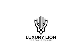 Luxury Lion Logo Design Template