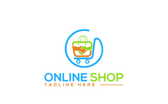 Online Shop Logo Design Template 6