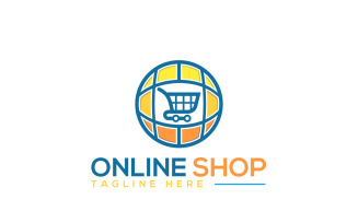 Online Shop Logo Design Template 7