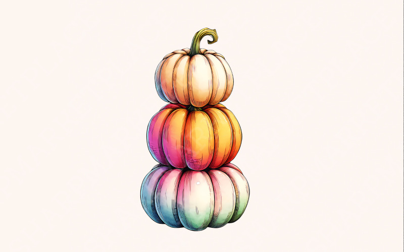 Preppy Pink Pumpkin PNG, Fall png, Preppy Pink Pumpkin, Pink Bow Pumpkin, Pink Halloween, Pumpkin Illustration