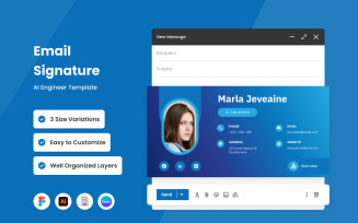 AI Engineer - Email Signature Template V1