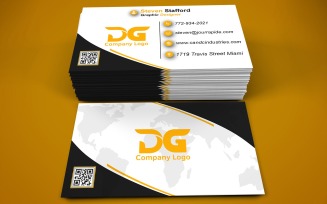 Business Card Template - E-card Template with Customizable Designs - 571