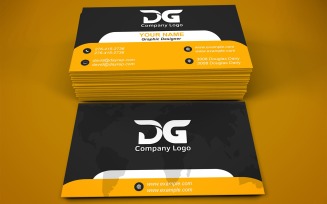 Business Card Template - E-card Template with Customizable Designs - 573