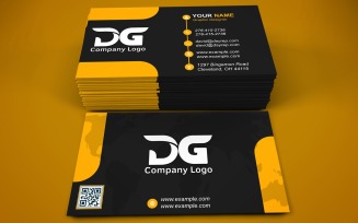 Business Card Template - E-card Template with Customizable Designs - 575