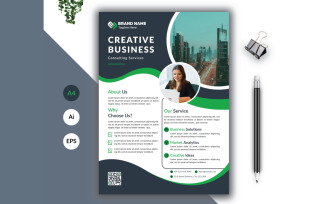 Creative Corporate Business Flyer Design FREE Template