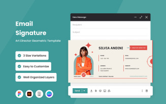 Creative Director - Email Signature Template V1
