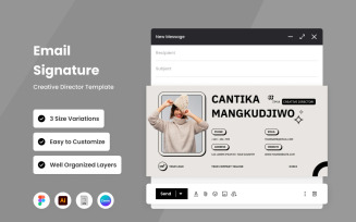 Creative Director - Email Signature Template V2