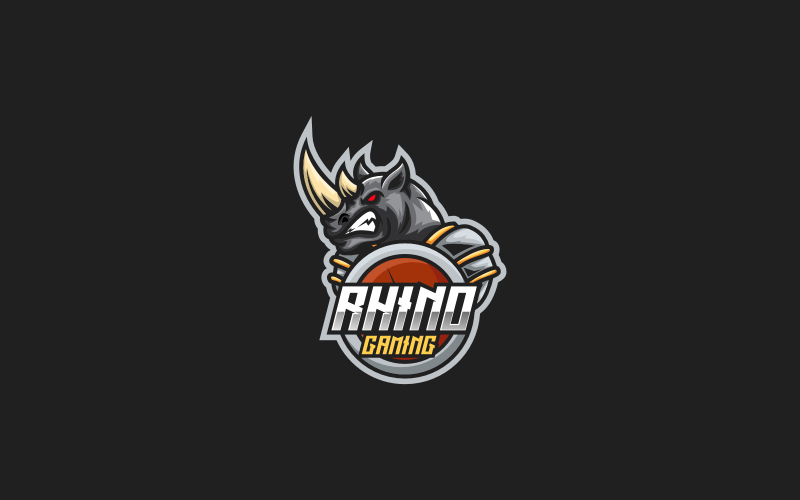 Rhino E- Sport and Sport Logo Logo Template