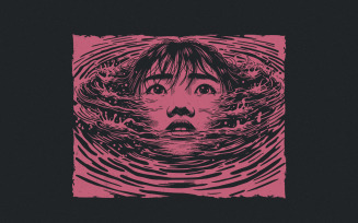 Trippy Girl PNG, Horror Movie PNG, Horror Characters, Halloween PNG, Trippy Girl png, Halloween