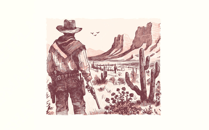 Western Cowboys Png, Rodeo Png, Western Transparent Country Cowboys Sublimation Design Download, Illustration