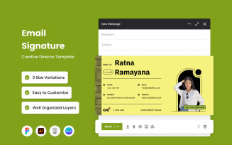 Creative Director - Email Signature Template V3