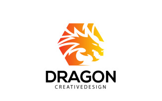 Dragon Logo Design Template 3