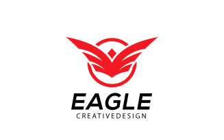 Eagle Logo Design Template 4