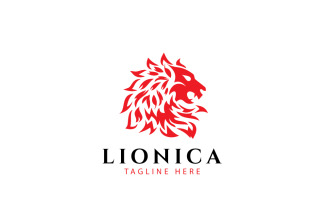 Lion Logo Design Template 4