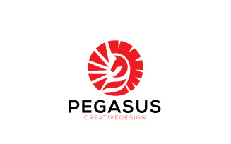 Pegasus Logo Design Template