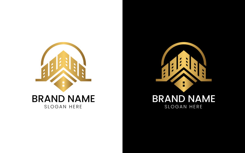 Real estate apartment logo-09-329 Logo Template