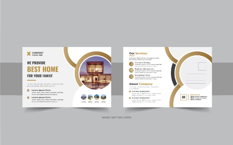 Real estate home sale postcard design or corporate and modern eddm postcard Corporate Identity