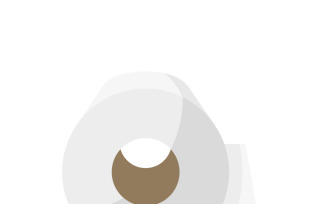 Toilet Paper Illustration, Toilet Paper Icon