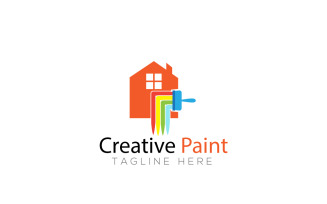 Creative Paint Logo Design Template