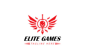 Elite Games Logo Design Template