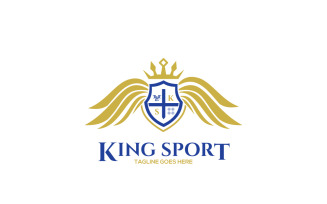 King Sport Logo Design Template