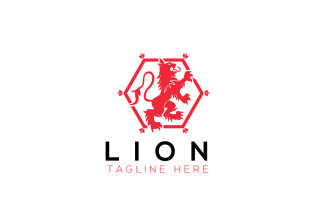 Lion Logo Design Template 5