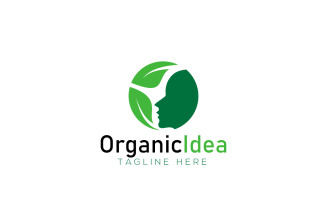 Organic Idea Logo Design Template