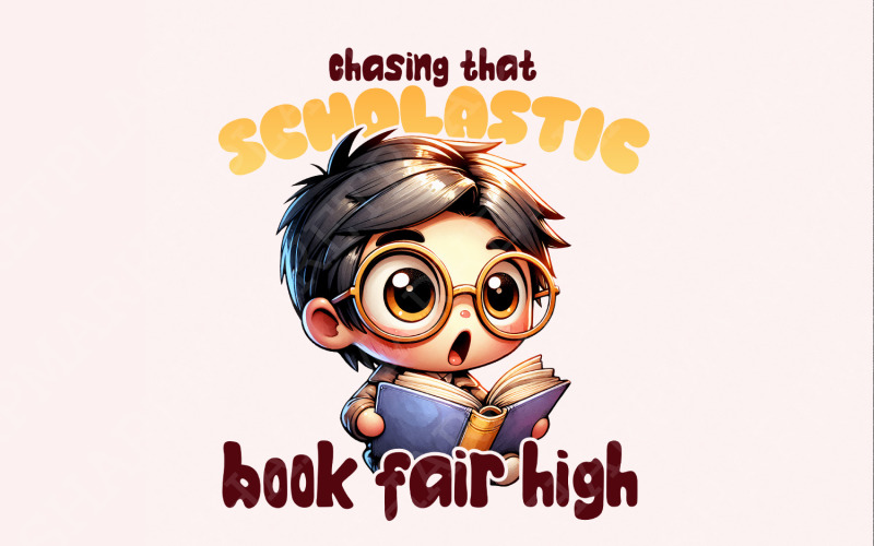 Scholastic Book Fair High png, Book Lovers PNG, Bookish PNG, Kindle png, Bookworm PNG, Book Illustration