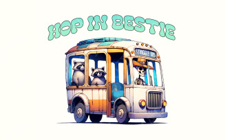 Struggle Bus Hop In Bestie PNG, Mental Health Struggle Bus png, Funny Anxiety Digital Download,