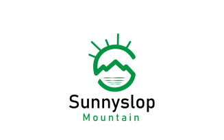 Sunny Slop Logo Design Template